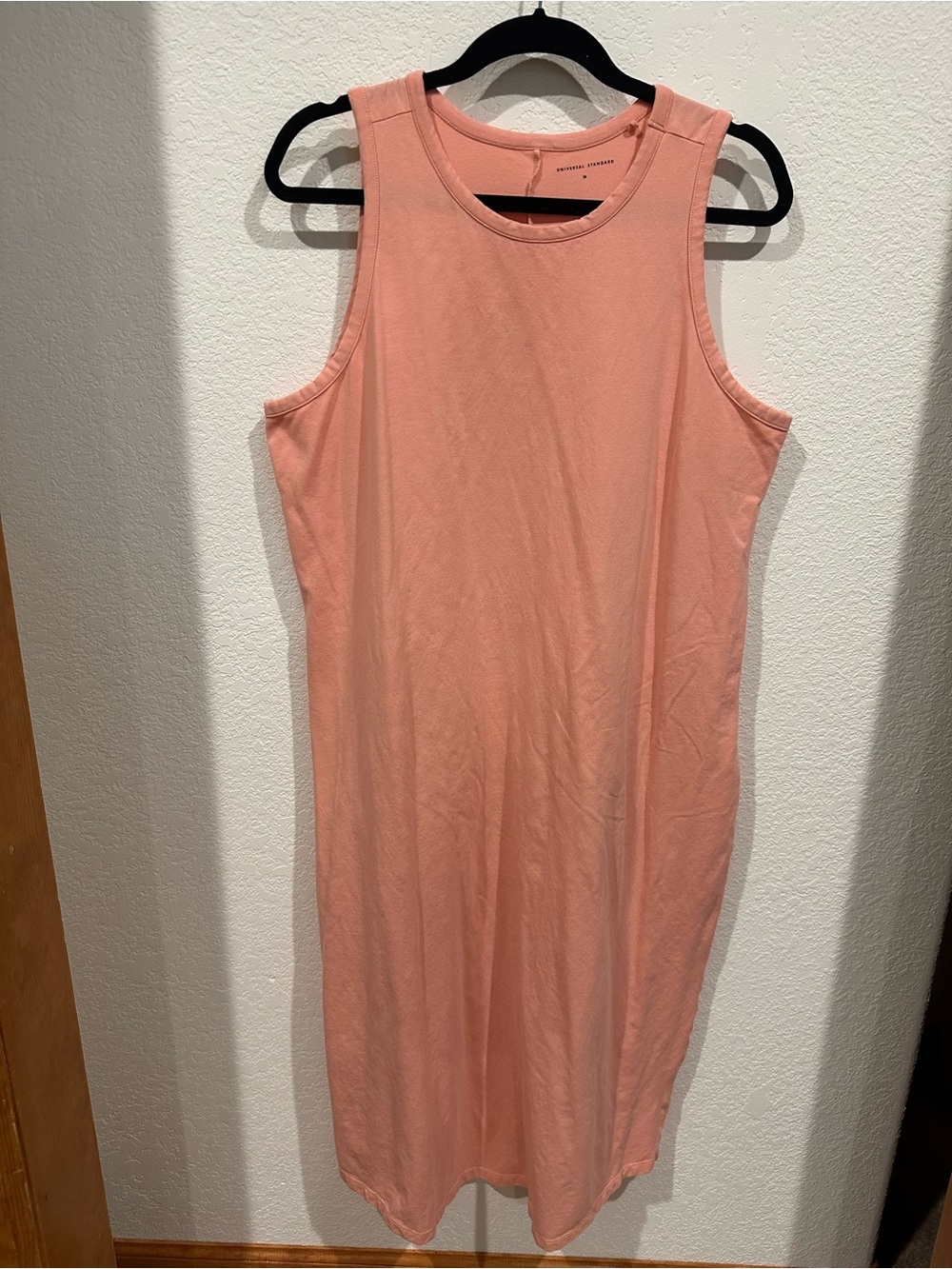 Universal Standard Peach Crewneck Tank Dress